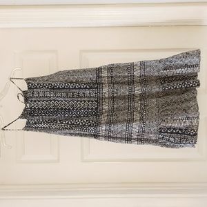 LOFT Blue & White Patterned Summer Dress (or swimsuit cover up)